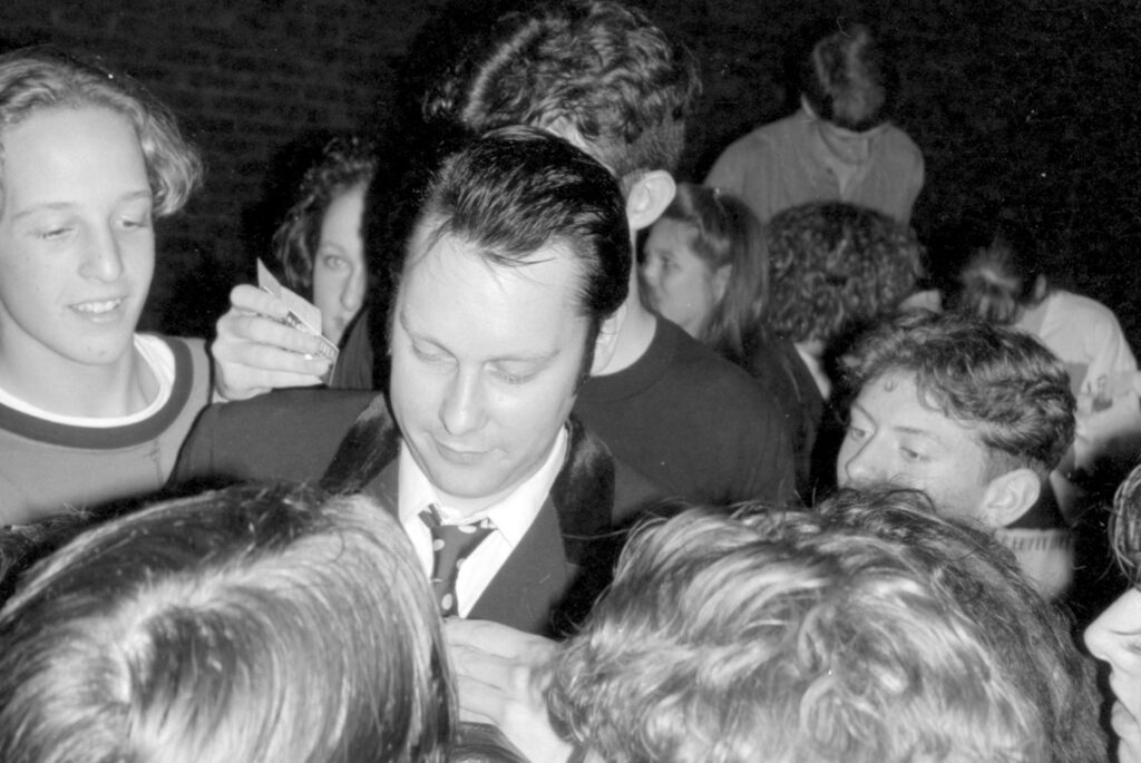 Vic Reeves Signing Autographs – Liverpool Poly 1991